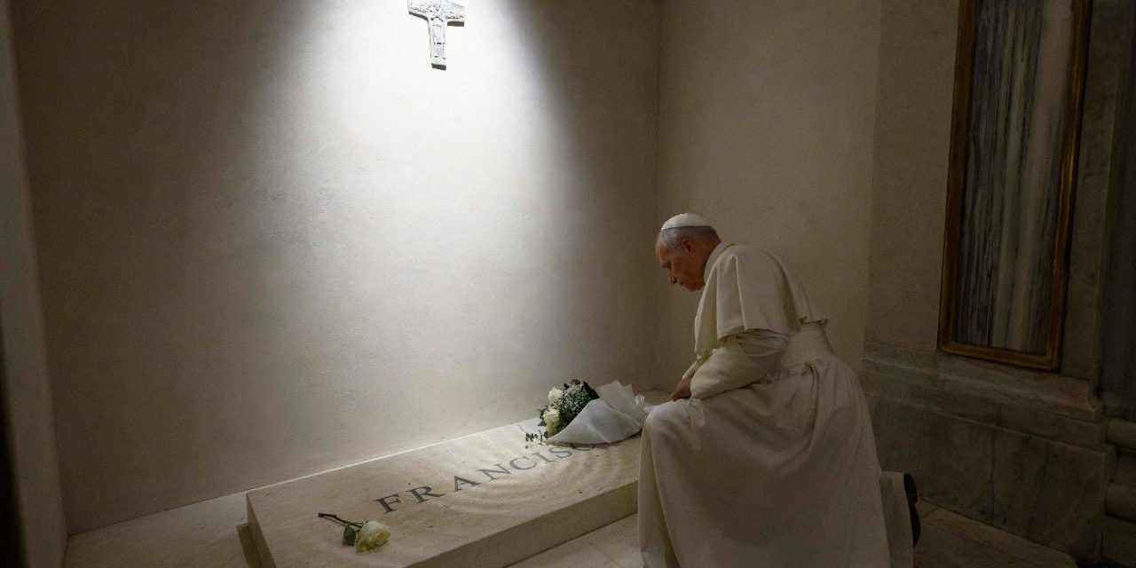 Леў XIV пра Францішка: ён ахвяраваў сваё жыццё Касцёлу і свету